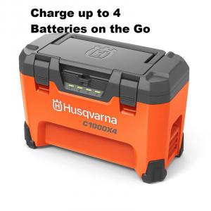 Husqvarna 40-C1000X4 Portable multi-Battery Charger