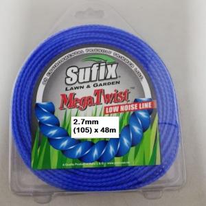 SUFIX Megatwist Profiled Weed Eater Nylon - 2.7mm x 48m (157ft)